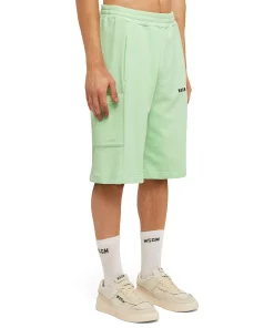 Bermuda In Cotone Organico Della Capsule Fantastic Green^MSGM Shop