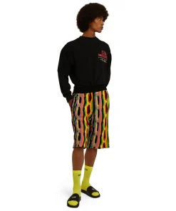 Bermuda In Maglia Di Cotone Con Rouches Multicolor^MSGM Discount