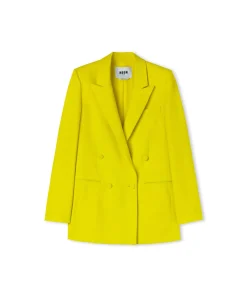 Blazer Doppiopetto In Viscosa^MSGM Store