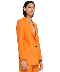 Blazer Monopetto In Fresco Lana^MSGM Store