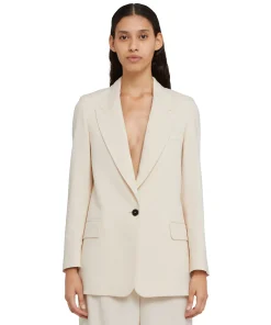 Blazer Monopetto In Viscosa Grezza^MSGM Fashion