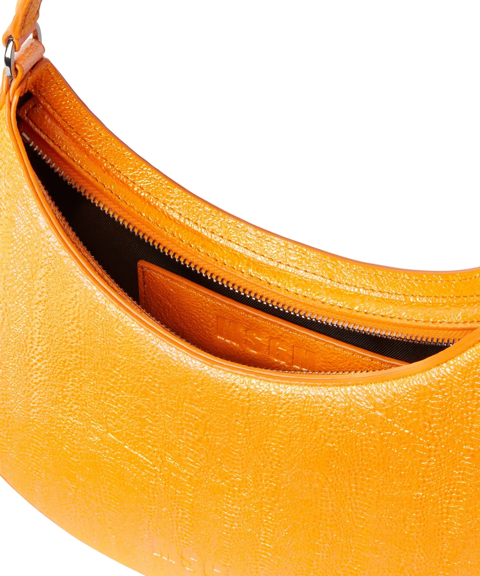 Borsa Piccola A Spalla "Hobo" In Ecopelle Craquele Sfumata^MSGM Shop