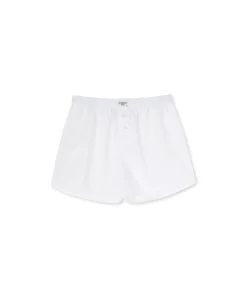 Boxer In Cotone Tinta Unita Con Etichetta "Proibito"^MSGM Discount