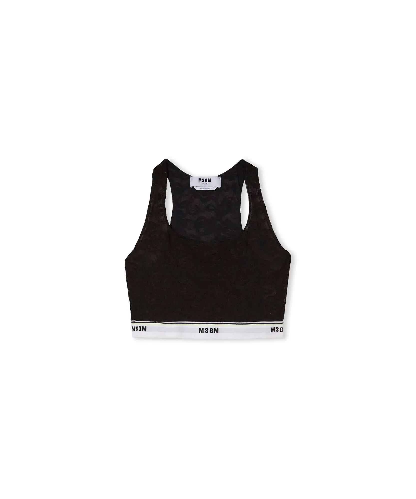Brassiere In Pizzo Con Banda Elastica^MSGM Outlet