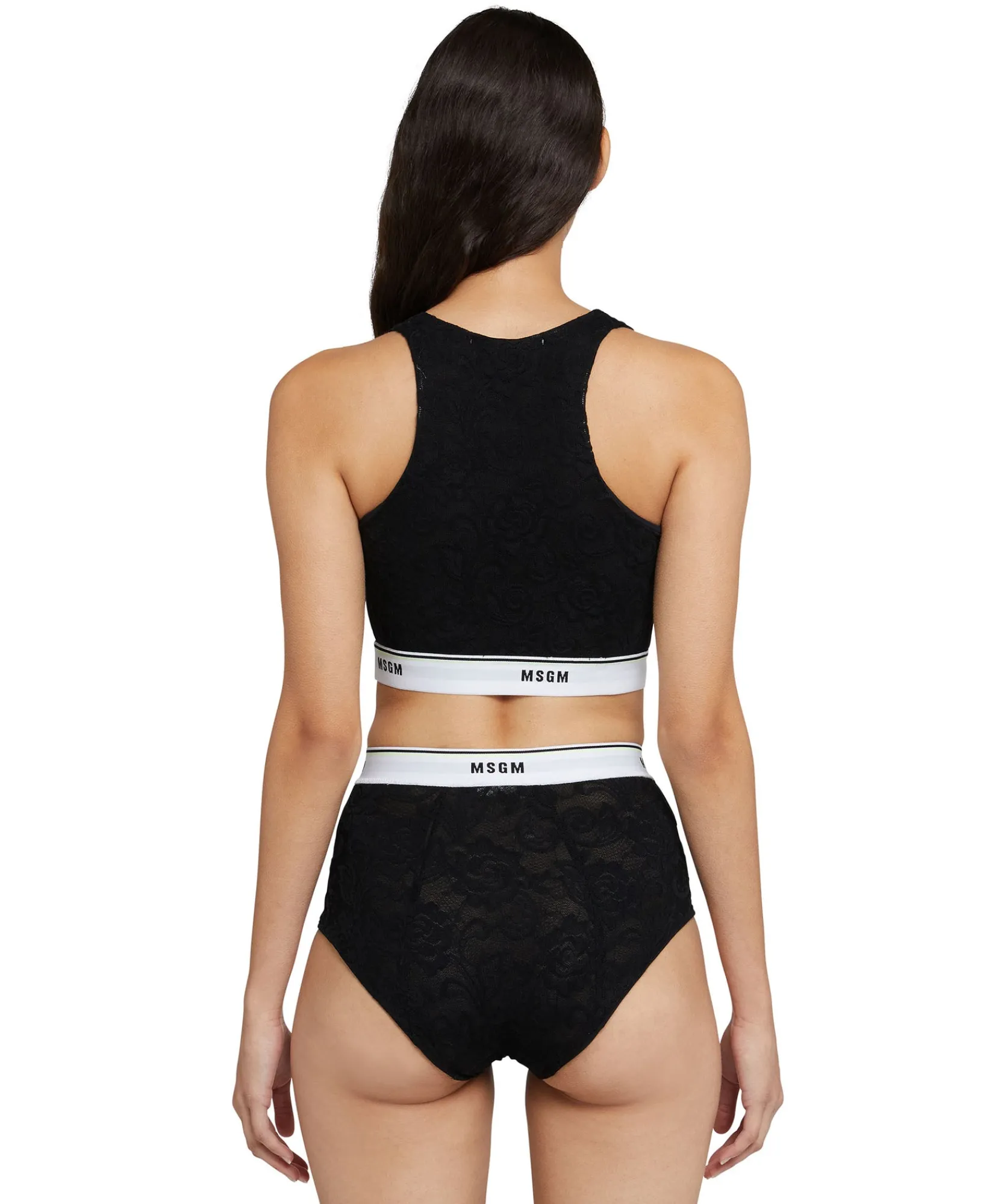 Brassiere In Pizzo Con Banda Elastica^MSGM Outlet