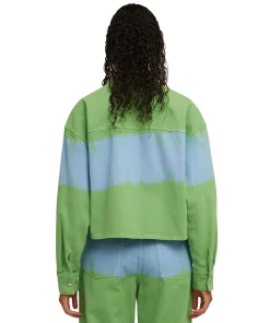 Camicia Crop In Bull Con Lavorazione "Tie Dye Bull"^MSGM Cheap