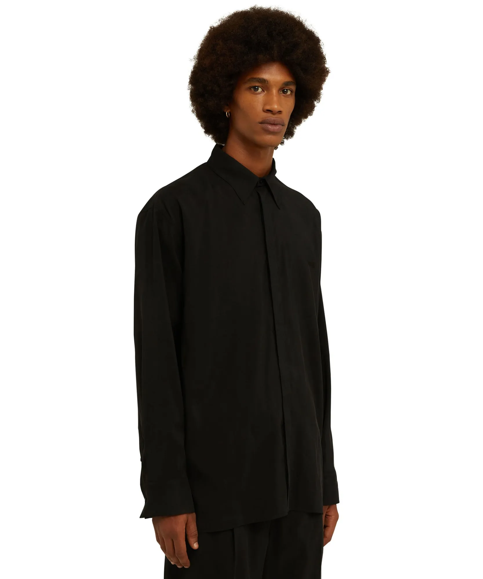 Camicia Fluida In Viscosa Tinta Unita^MSGM Hot