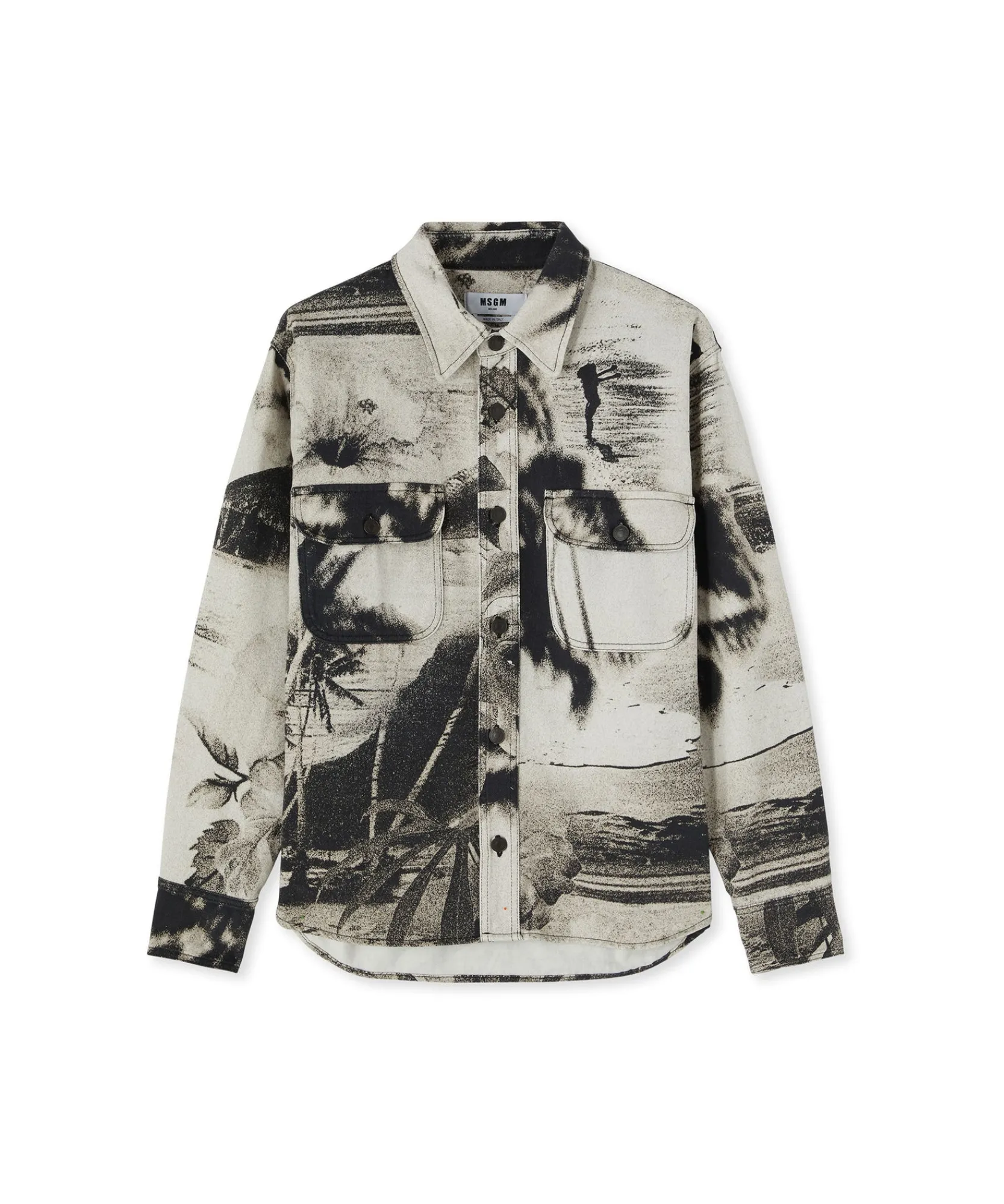 Camicia In Cotone Con Stampa " Dreaming"^MSGM Flash Sale