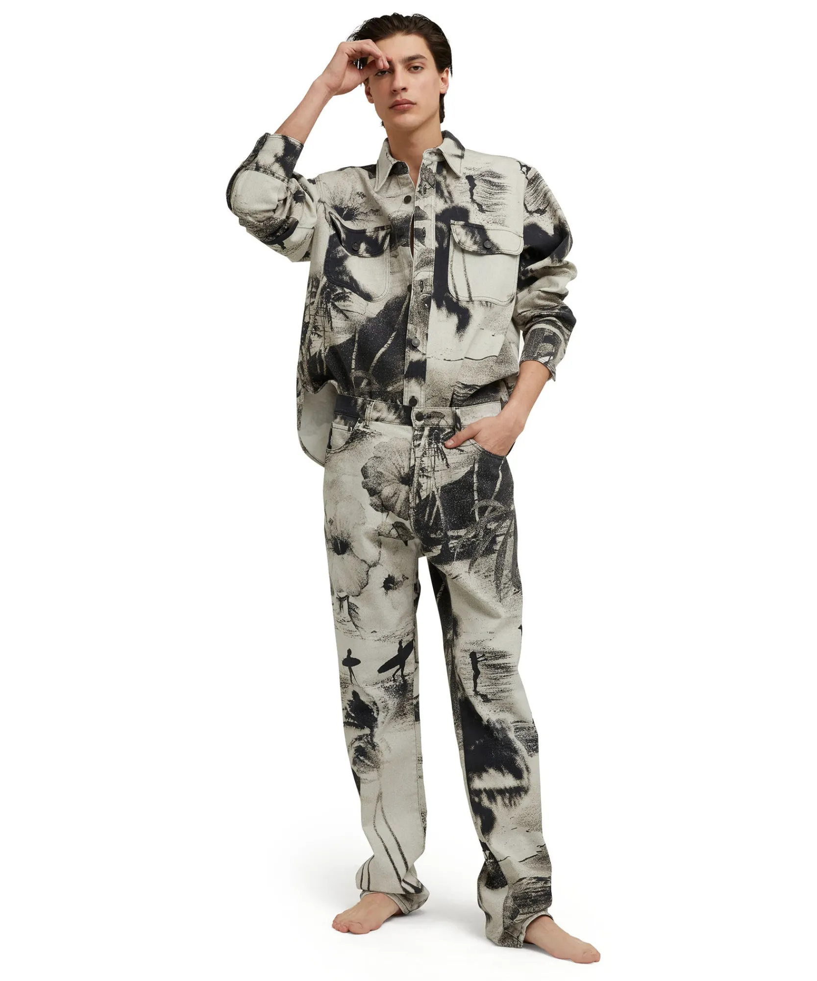 Camicia In Cotone Con Stampa " Dreaming"^MSGM Flash Sale