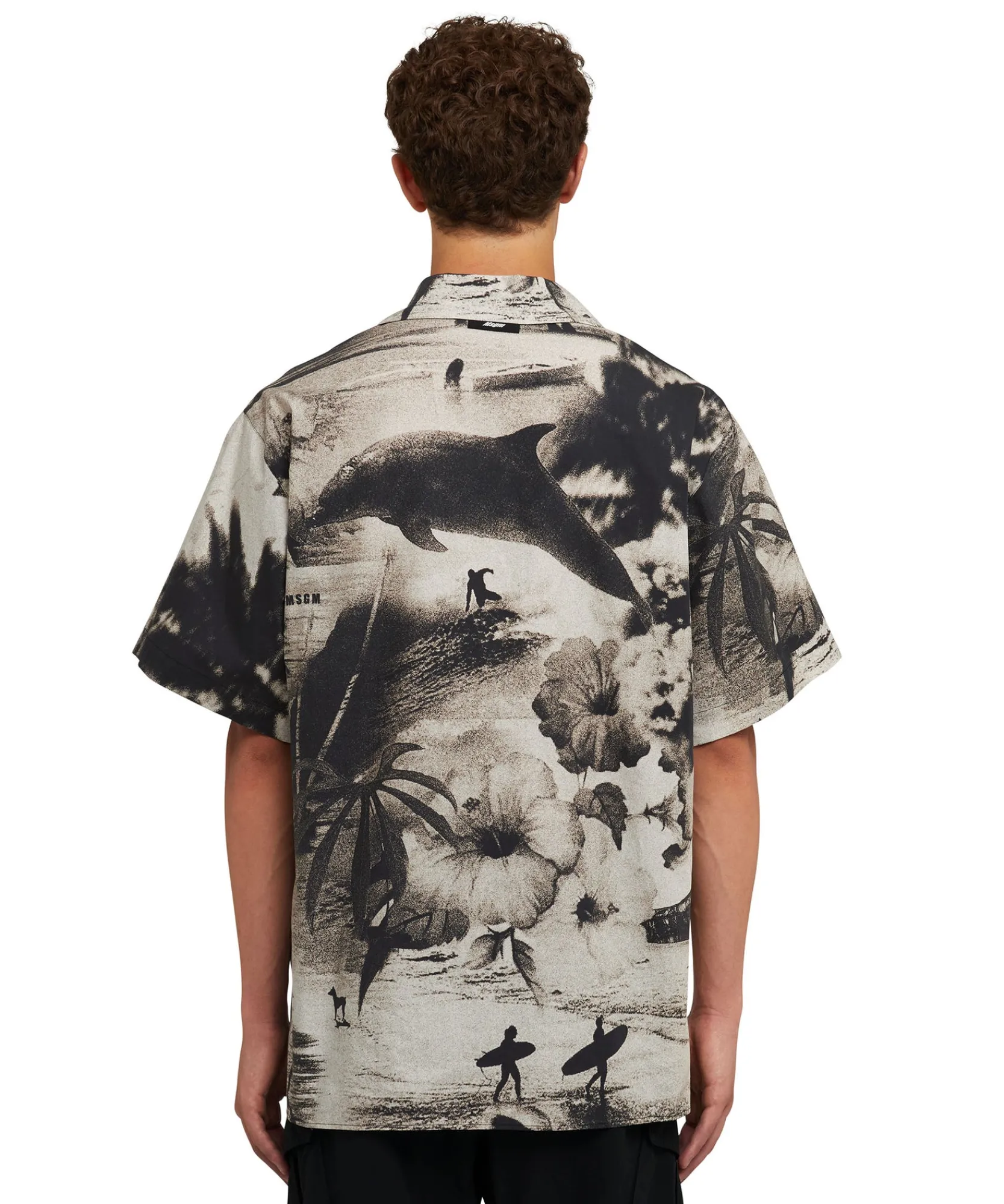 Camicia In Cotone Popeline Con Stampa " Dreaming"^MSGM Hot