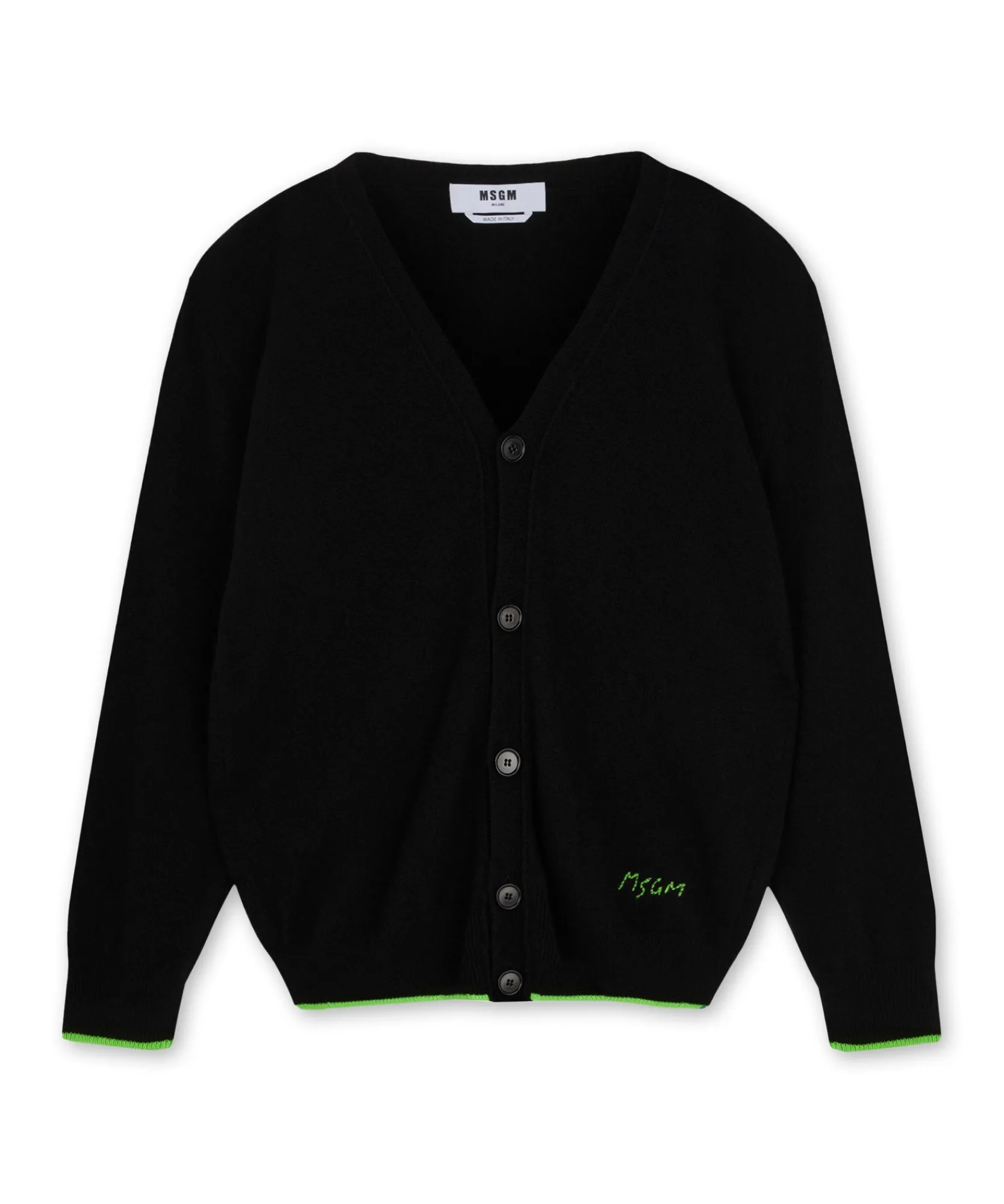 Cardigan In Lana Vergine E Cashmere^MSGM Discount