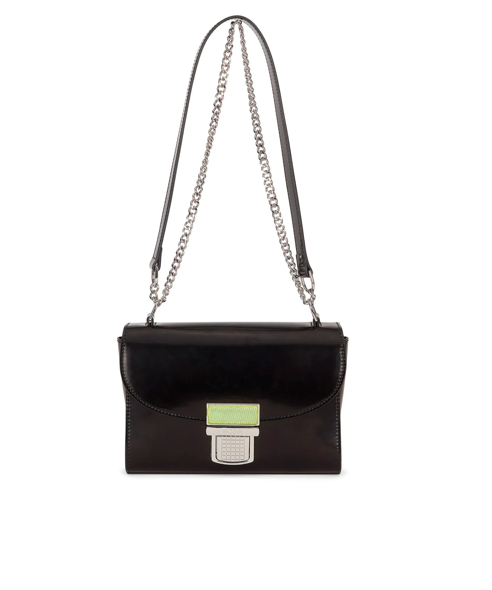 Clic Bag Con Catena In Ecopelle Spazzolata^MSGM Fashion