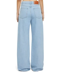 Denim Taglio Straight Con Dettagli Gioiello Applicati^MSGM Sale