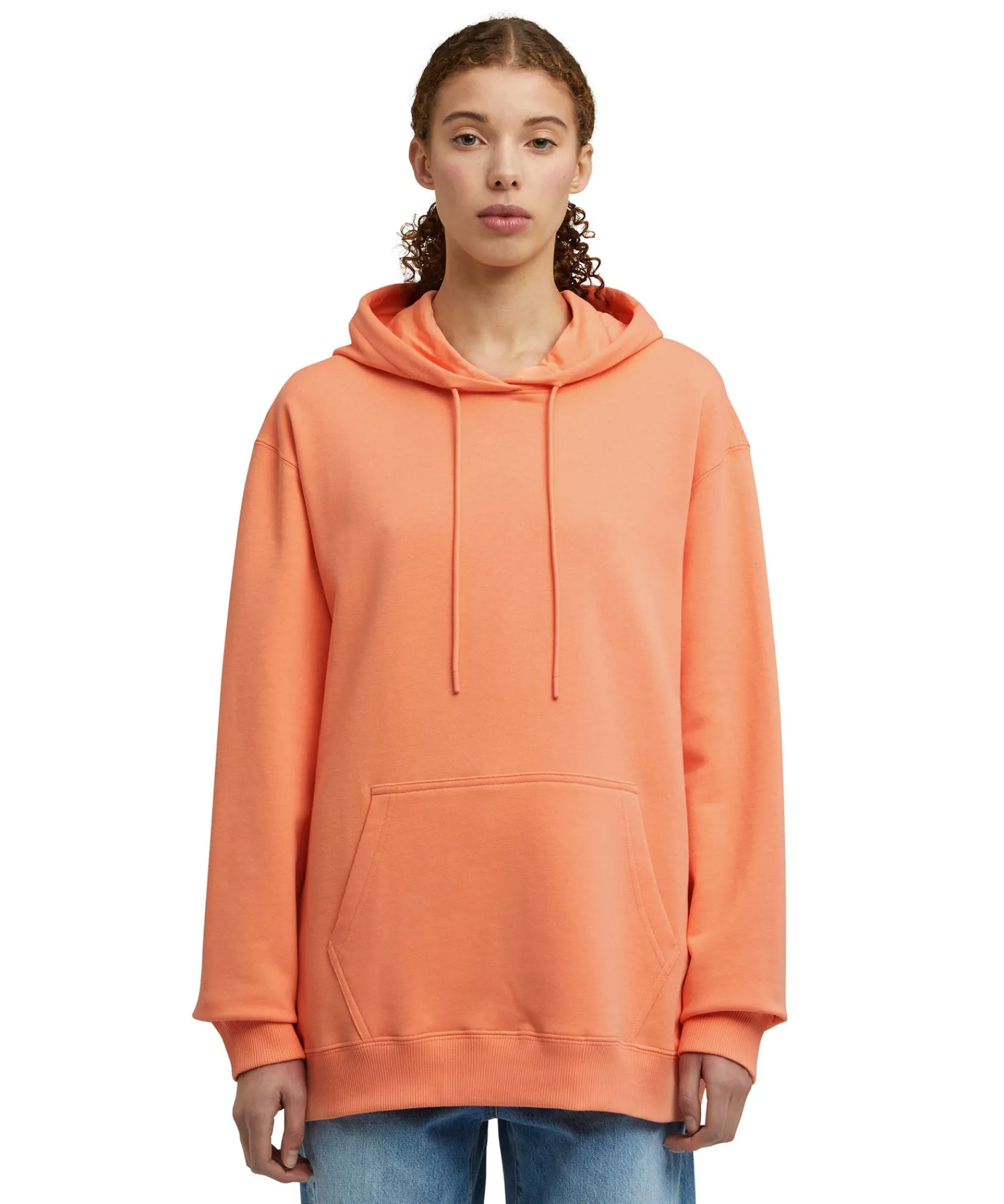Felpa Con Cappuccio In Cotone Tinta Unita Con Logo ^MSGM Discount