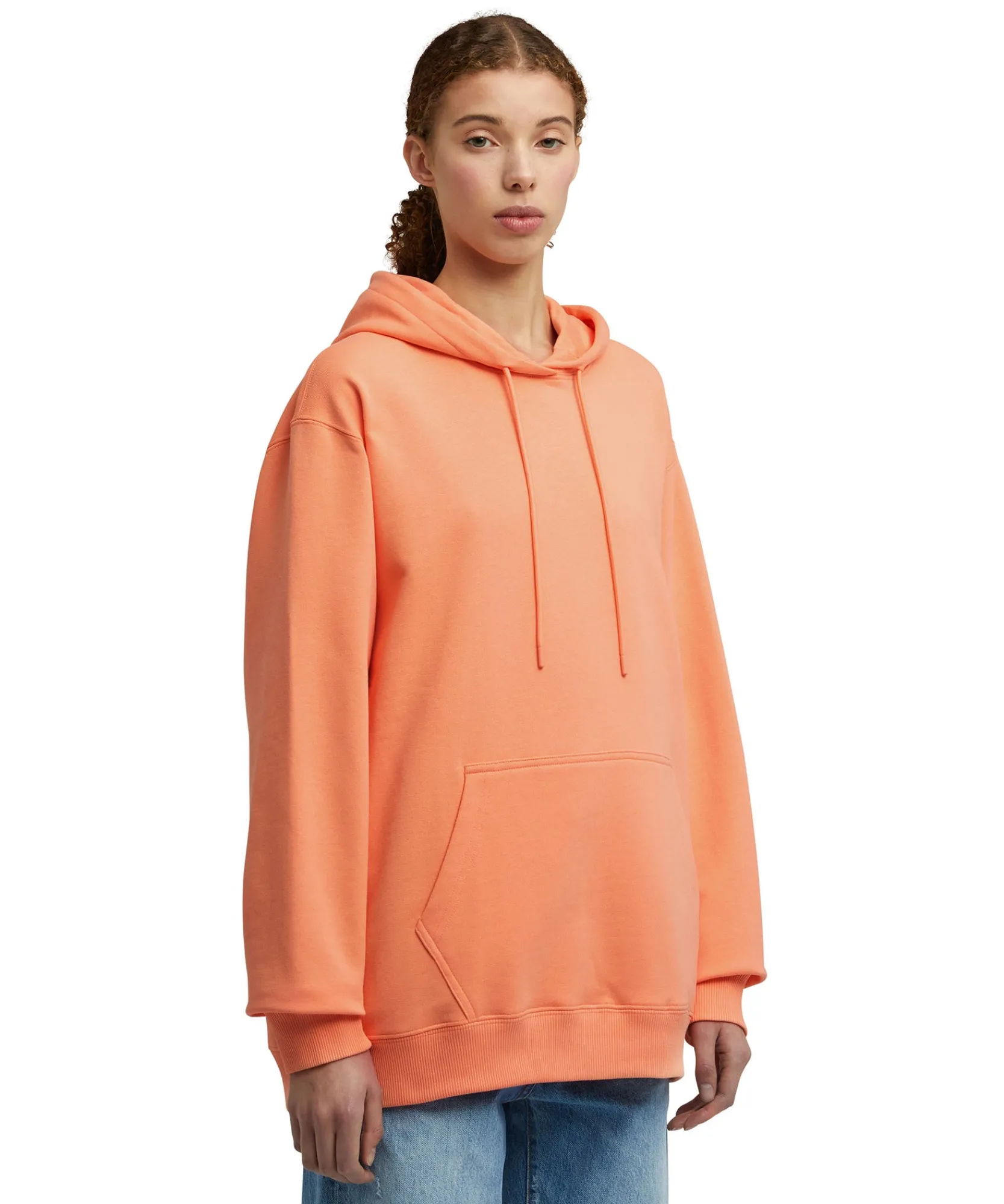 Felpa Con Cappuccio In Cotone Tinta Unita Con Logo ^MSGM Discount