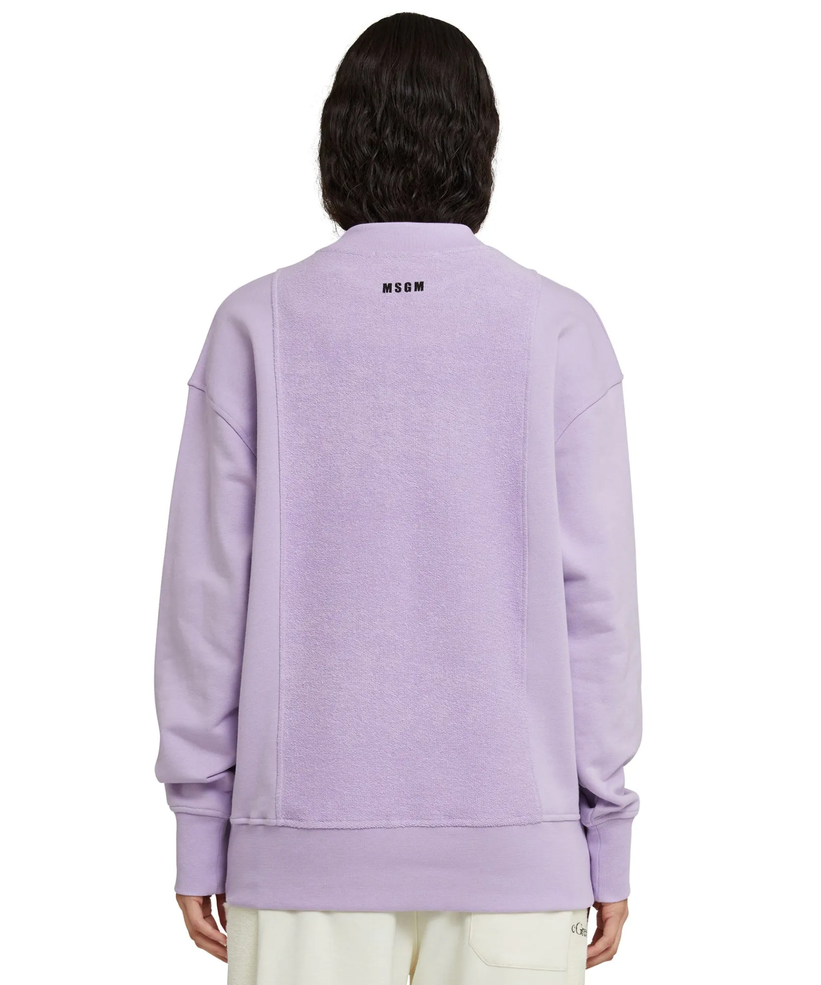 Felpa Girocollo In Cotone Organico Della Capsule Fantastic Green^MSGM Cheap