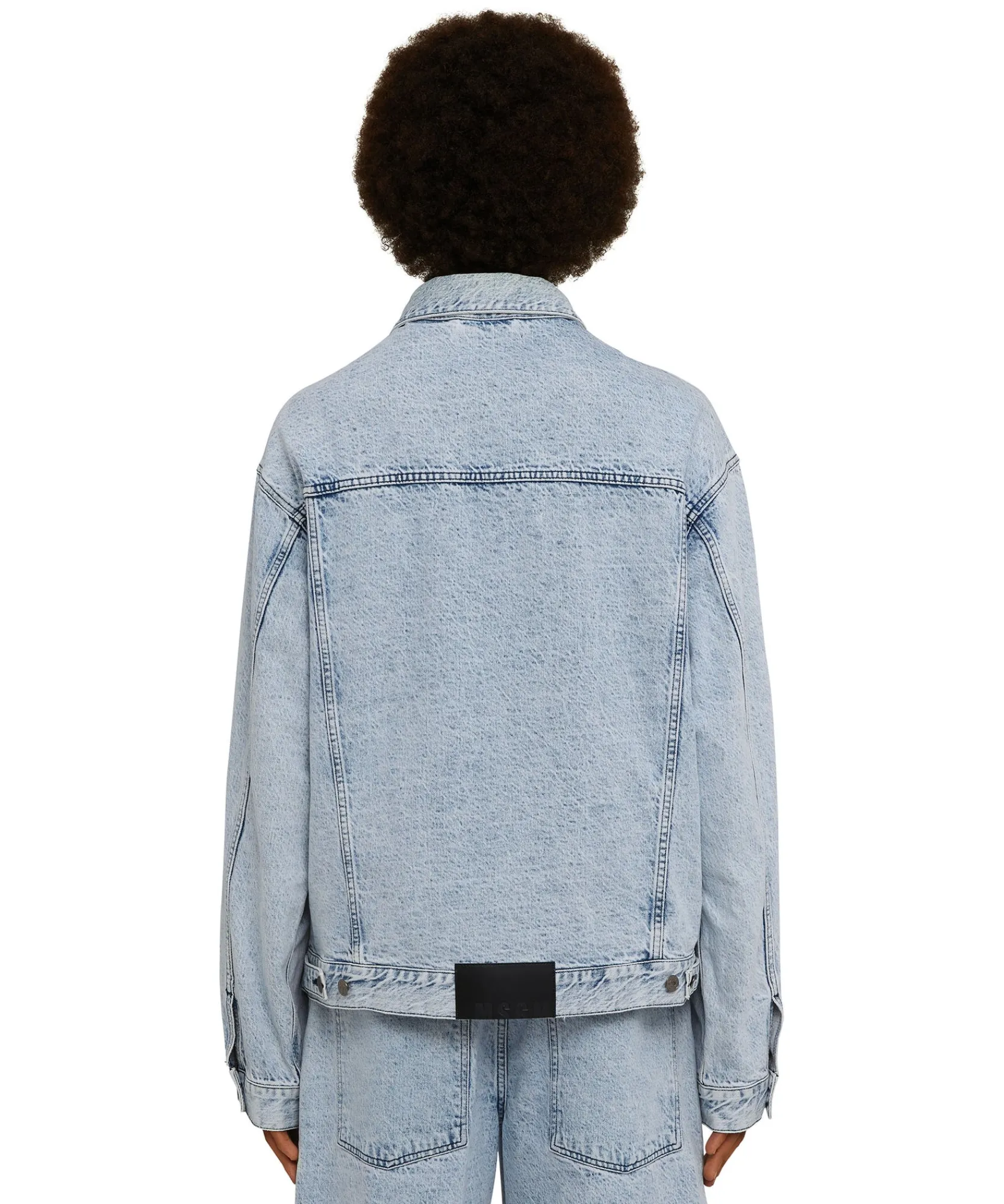 Giacca Di Jeans Con Dopppia Abbottonatura^MSGM Outlet