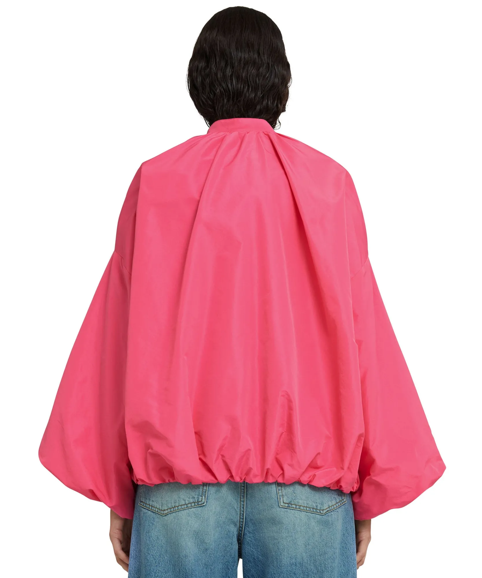Giacca In Taffeta Con Maniche A Palloncino^MSGM Cheap