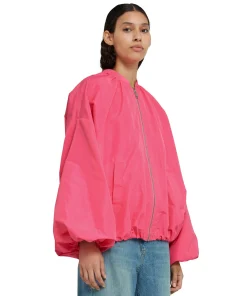 Giacca In Taffeta Con Maniche A Palloncino^MSGM Cheap