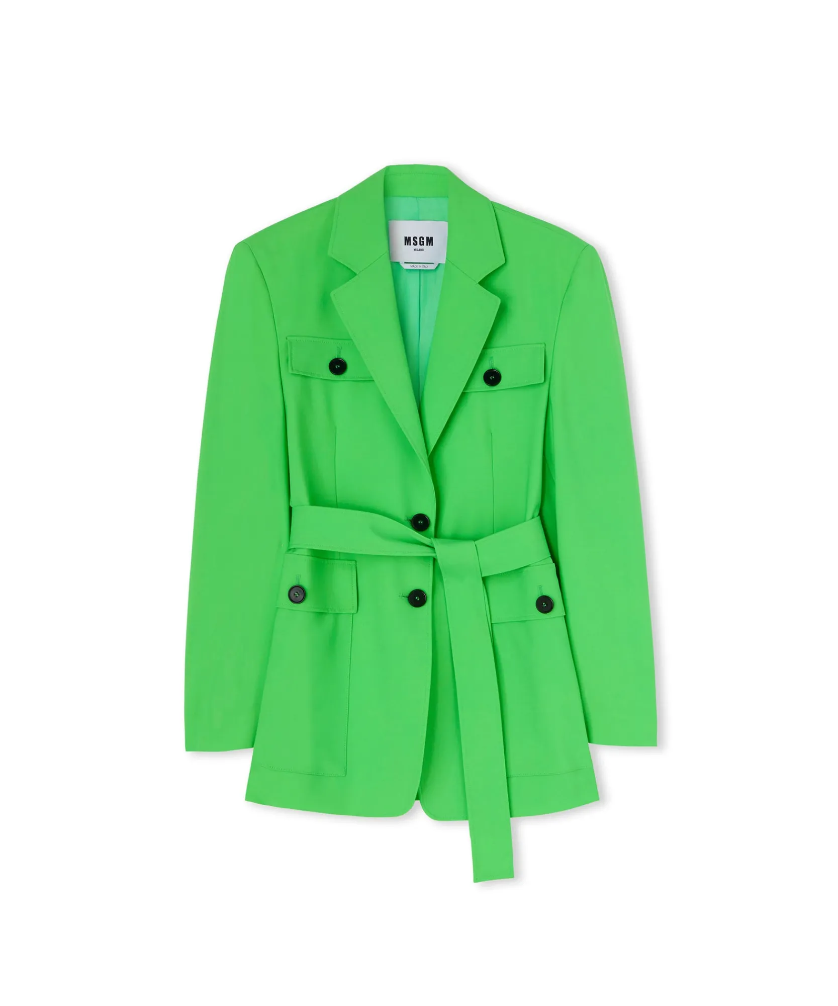 Giacca Sahariana In Fresco Lana^MSGM Store