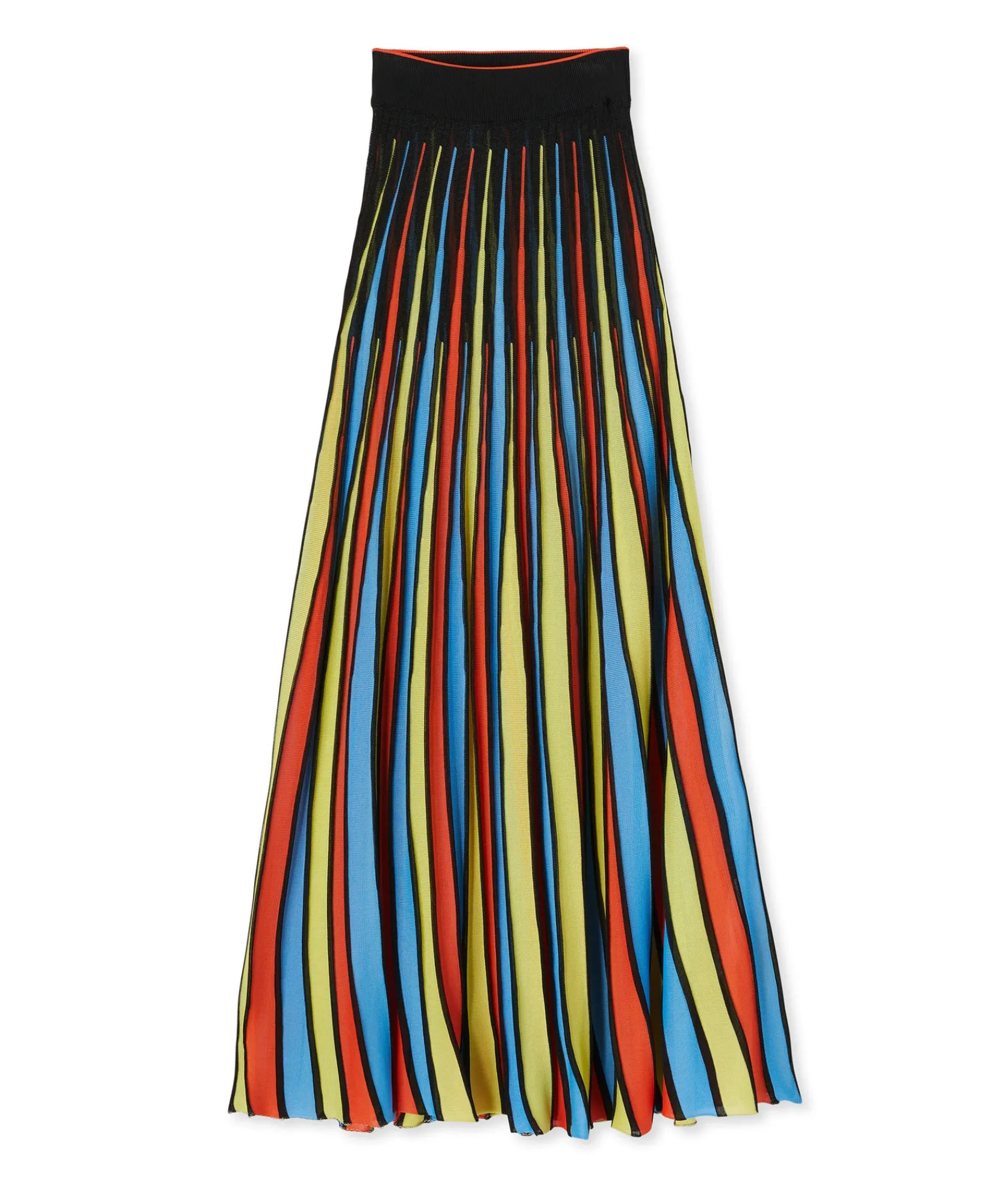 Gonna Midi A Ruota In Maglia Di Viscosa^MSGM Cheap