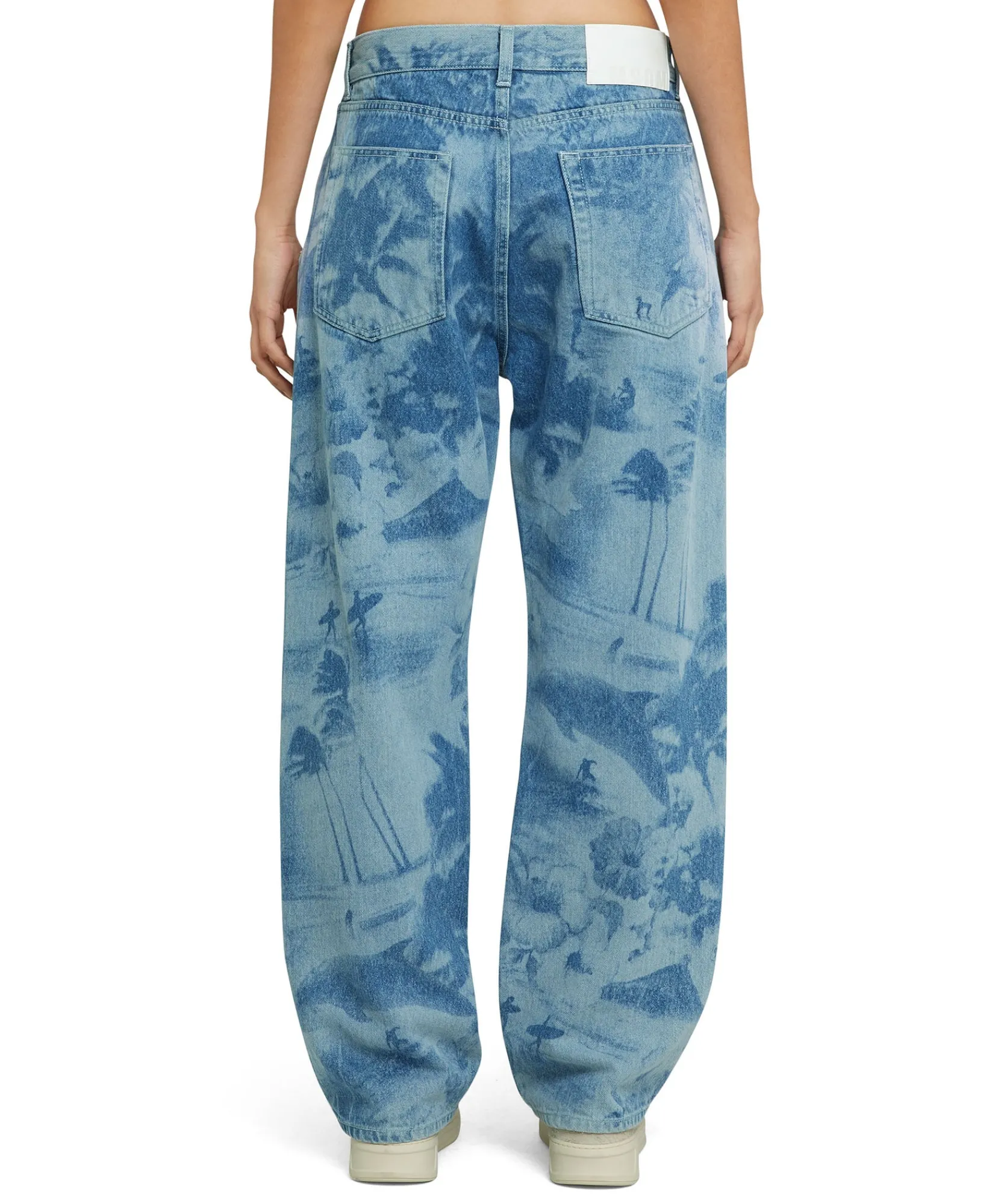 Jeans A Gamba Dritta Con Lavorazione "Surfer" A Laser^MSGM Flash Sale