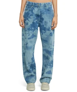Jeans A Gamba Dritta Con Lavorazione "Surfer" A Laser^MSGM Online
