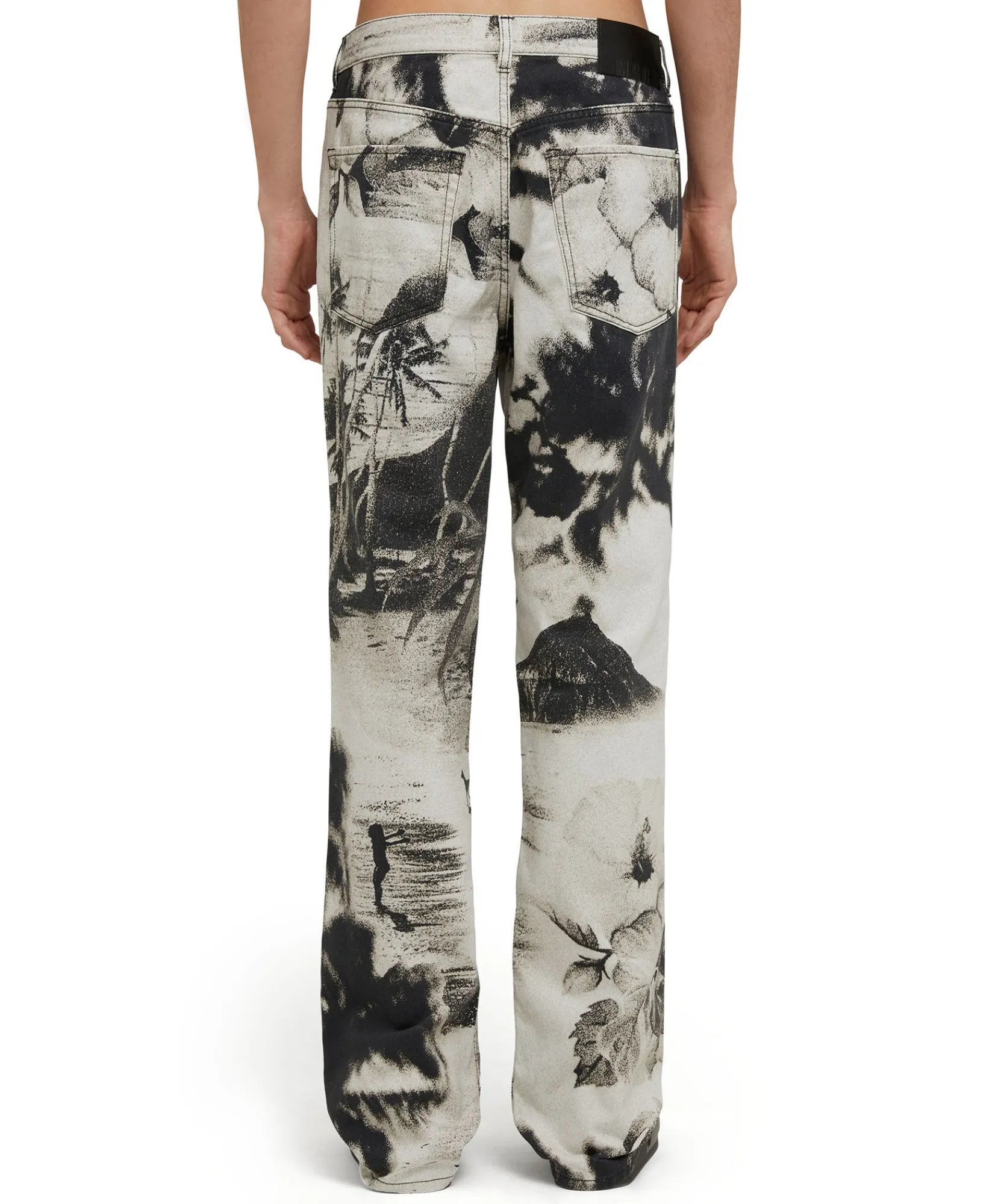 Jeans A Gamba Dritta Con Stampa " Dreaming"^MSGM New