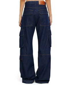 Jeans Cargo Tinta Unita^MSGM Cheap