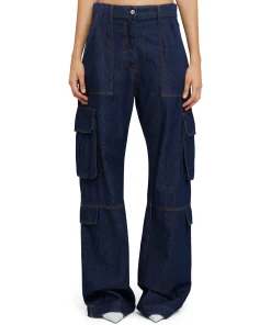 Jeans Cargo Tinta Unita^MSGM Hot