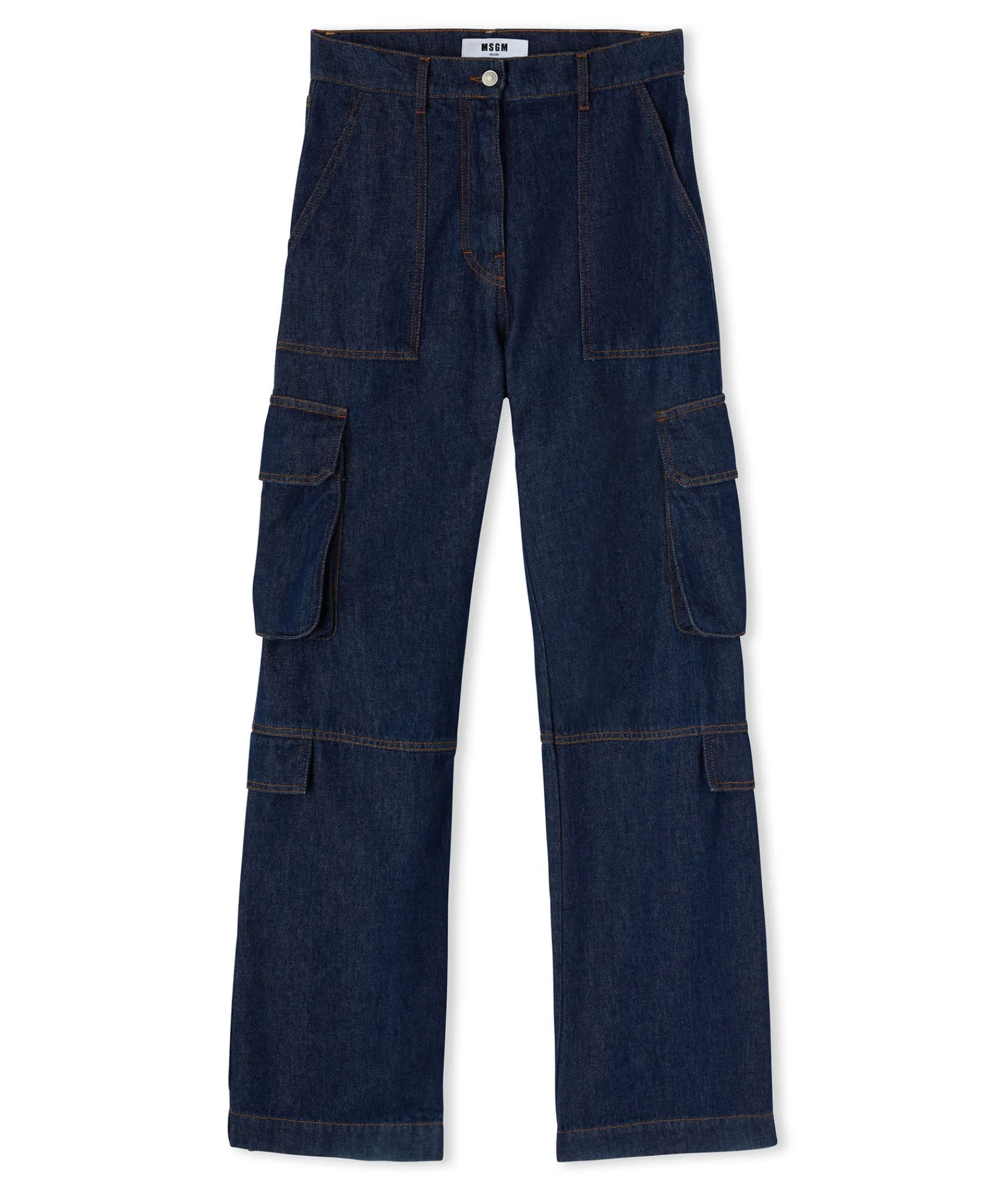 Jeans Cargo Tinta Unita^MSGM Hot
