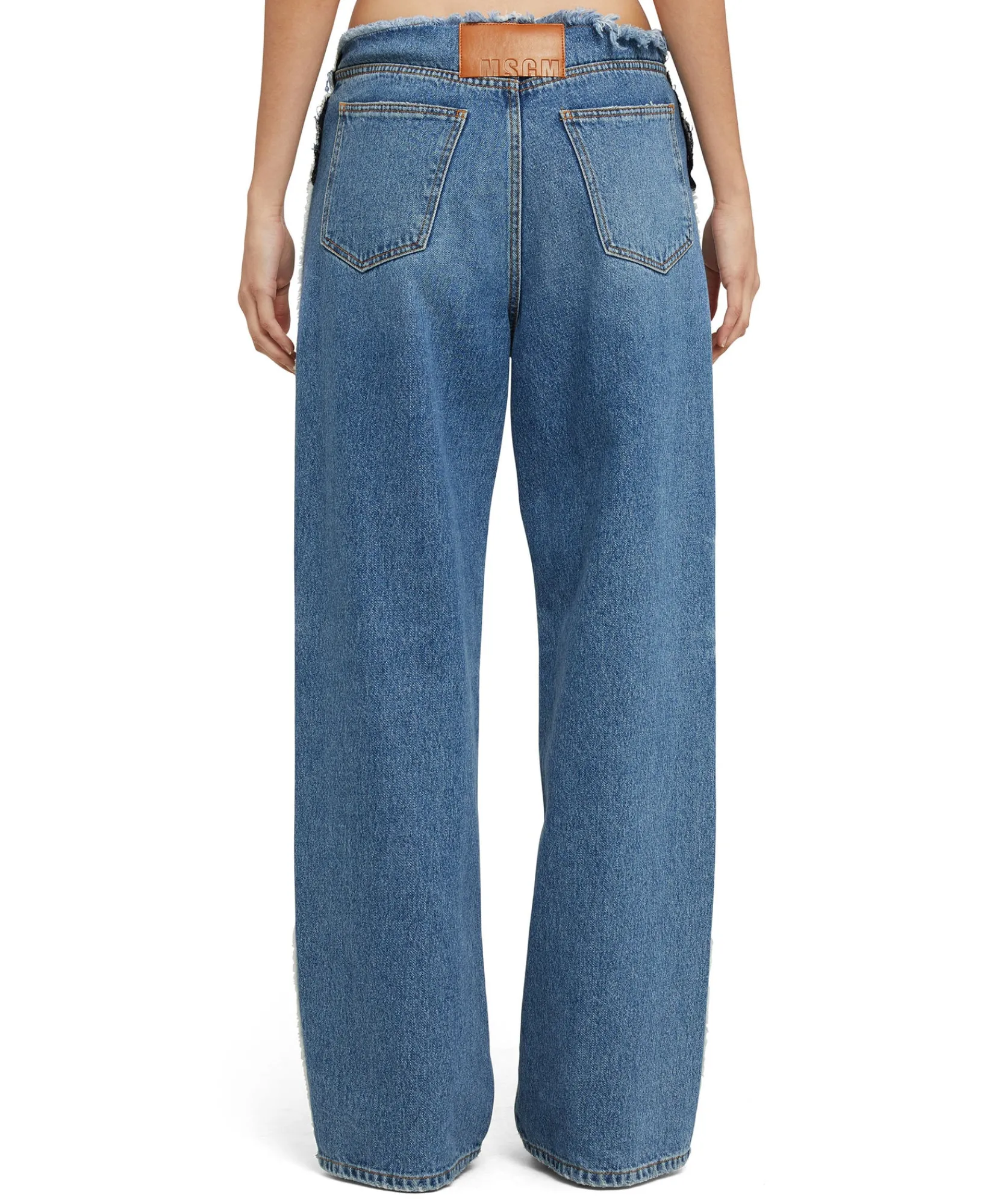 Jeans Vita Bassa A Gamba Dritta^MSGM Flash Sale