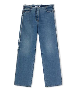 Jeans Vita Bassa A Gamba Dritta^MSGM Flash Sale