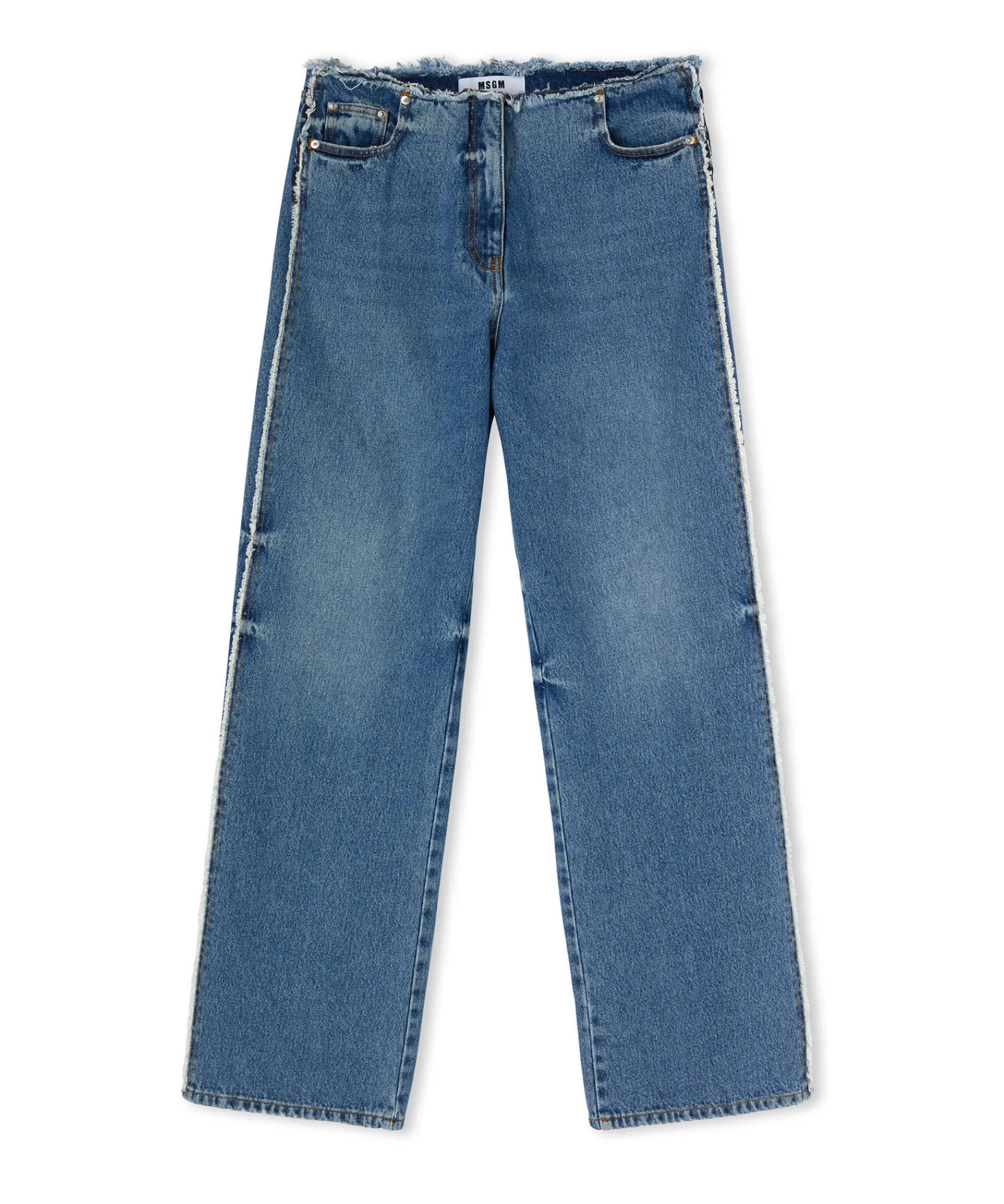 Jeans Vita Bassa A Gamba Dritta^MSGM Flash Sale