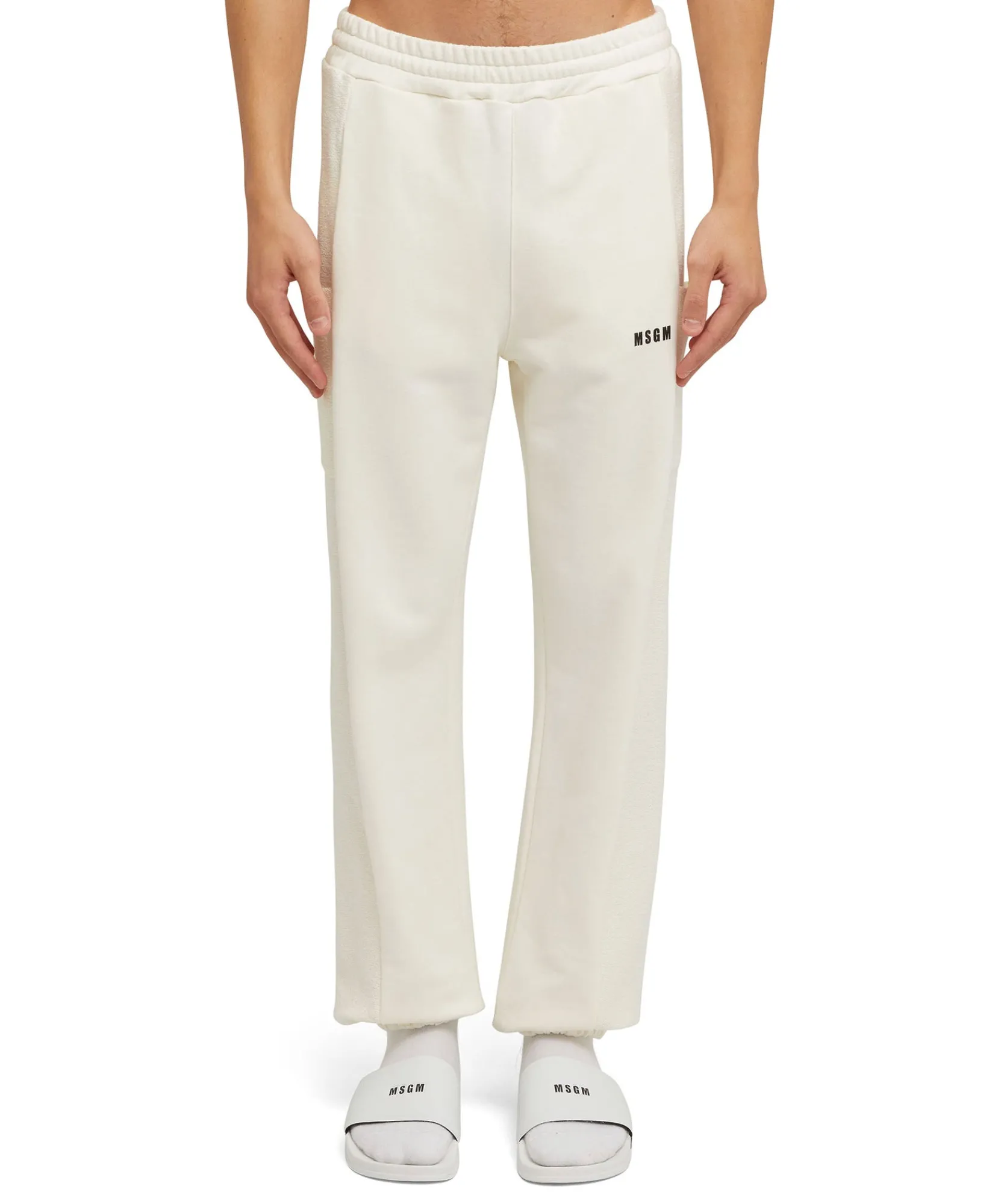 Joggers In Cotone Organico Certificato Della Capsule Fantastic Green^MSGM Cheap