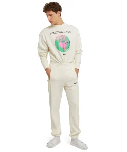 Joggers In Cotone Organico Certificato Della Capsule Fantastic Green^MSGM Cheap
