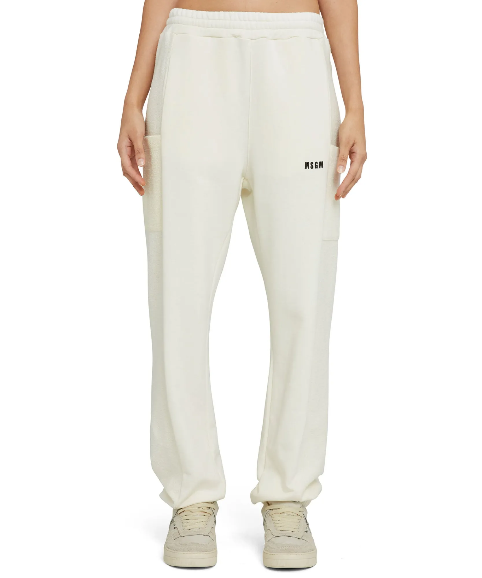 Joggers In Cotone Organico Certificato Della Capsule Fantastic Green^MSGM New