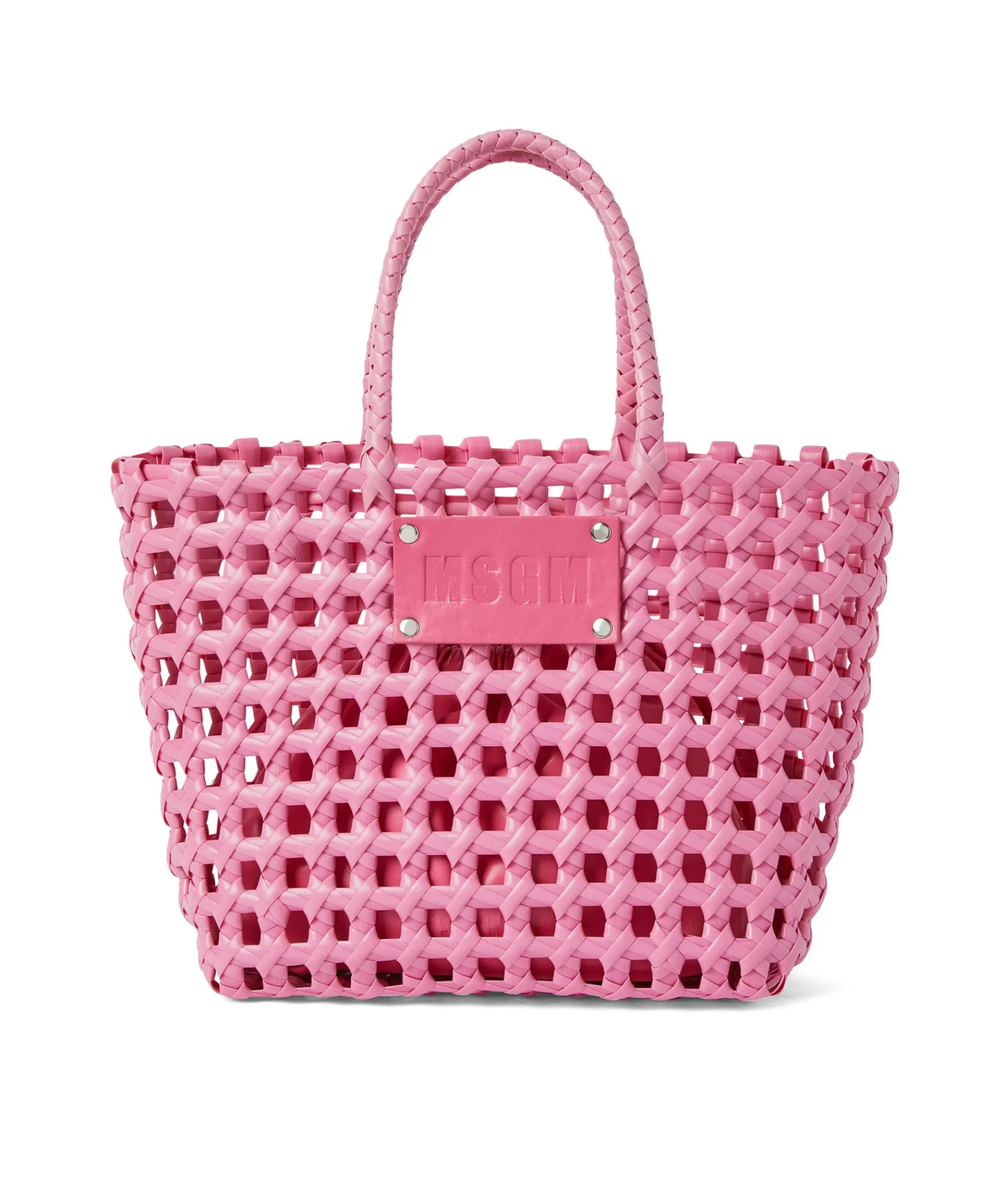 Mini Basket Net Bag Con Mini Pouch Corredata In Ecopelle^MSGM Hot