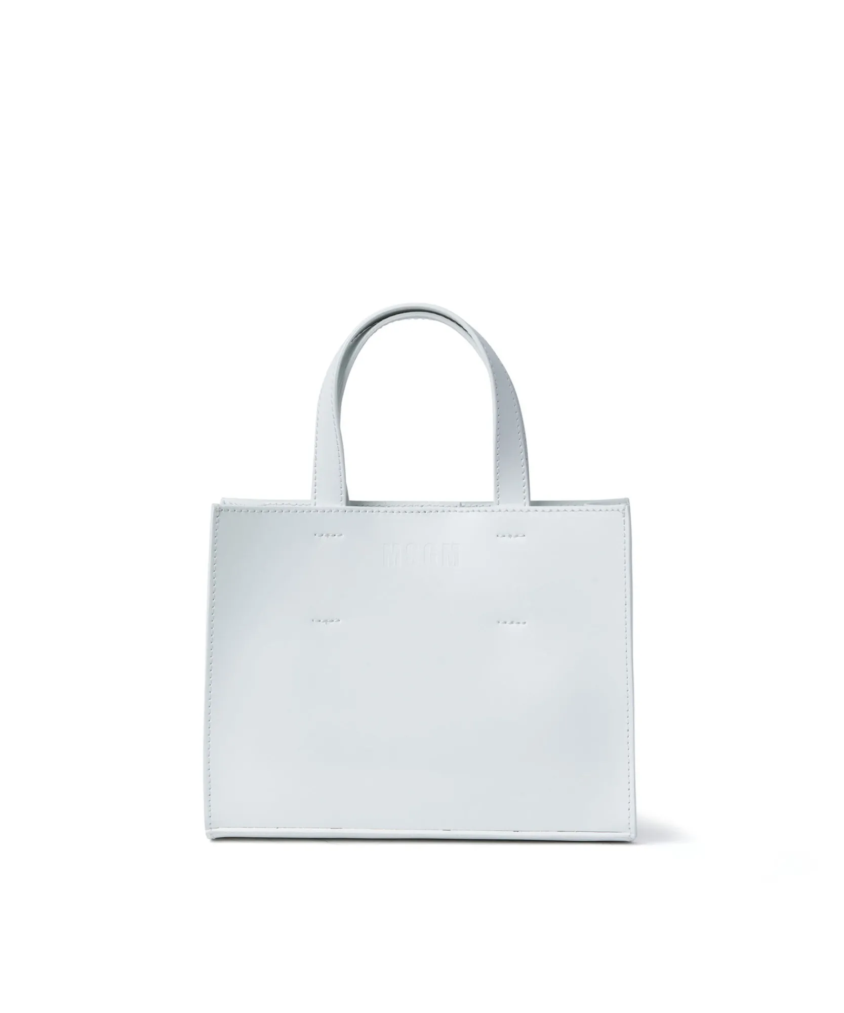 Mini Tote Bag In Ecopelle Con Micrologo^MSGM Shop