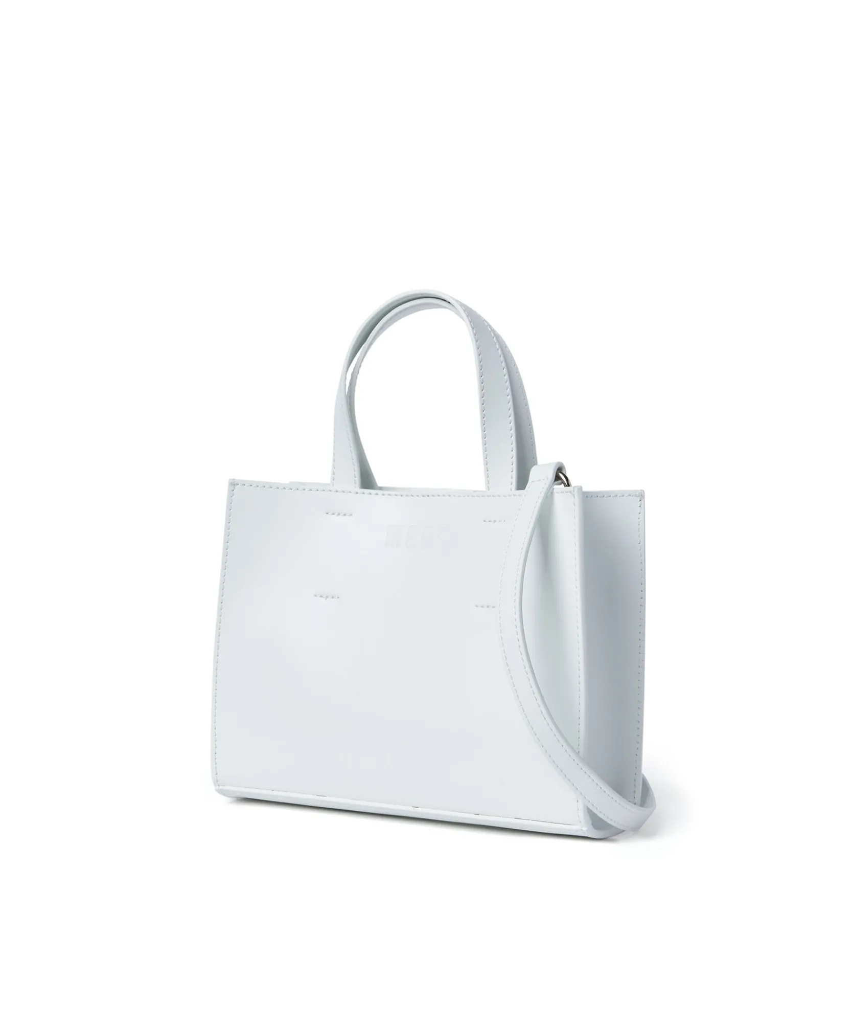 Mini Tote Bag In Ecopelle Con Micrologo^MSGM Shop