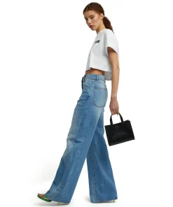Mini Tote Bag In Ecopelle Con Micrologo^MSGM Flash Sale