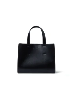 Mini Tote Bag In Ecopelle Con Micrologo^MSGM Fashion