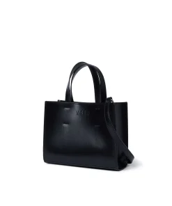 Mini Tote Bag In Ecopelle Con Micrologo^MSGM Fashion