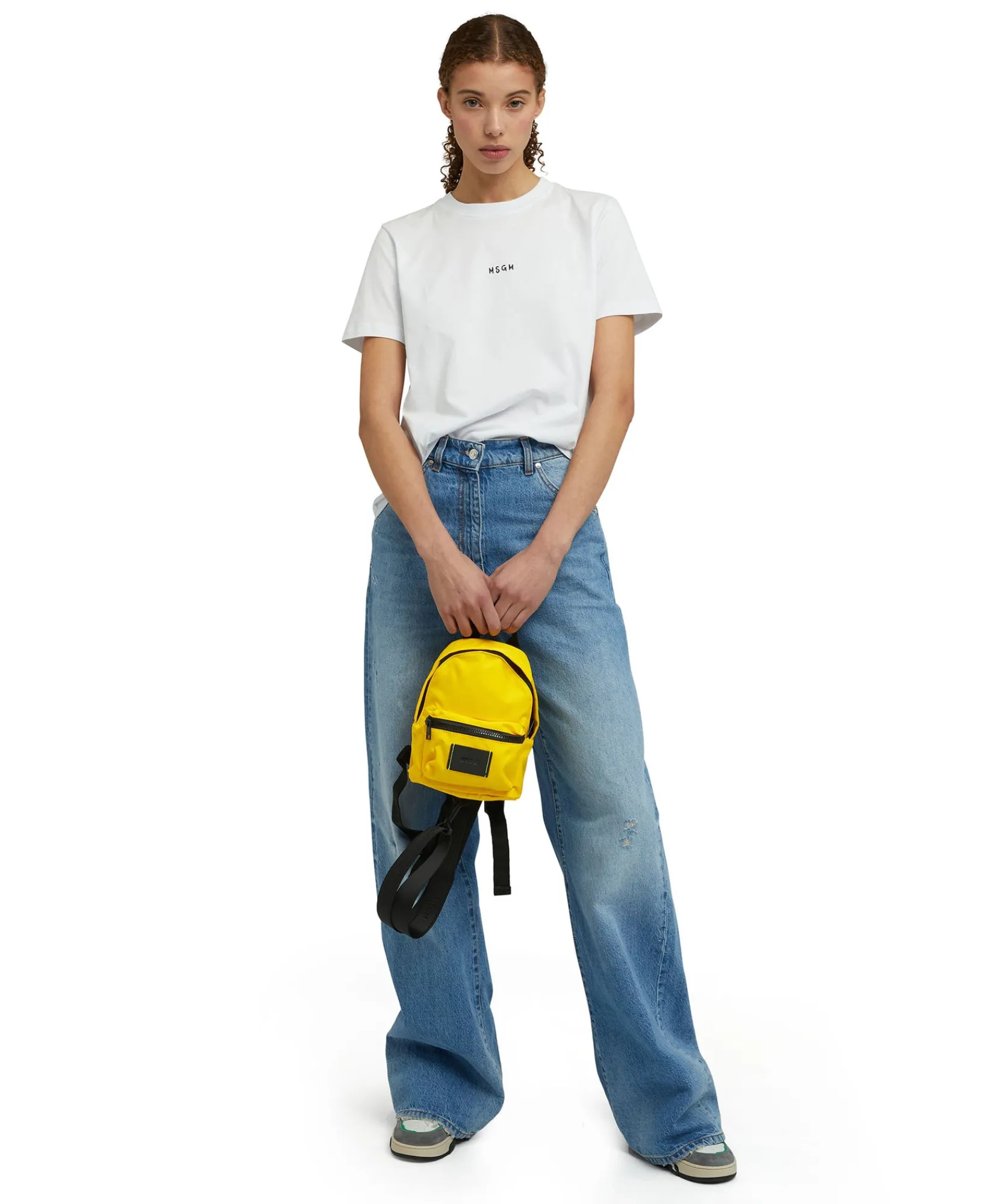 Mini Zaino In Nylon Signature ^MSGM Best Sale