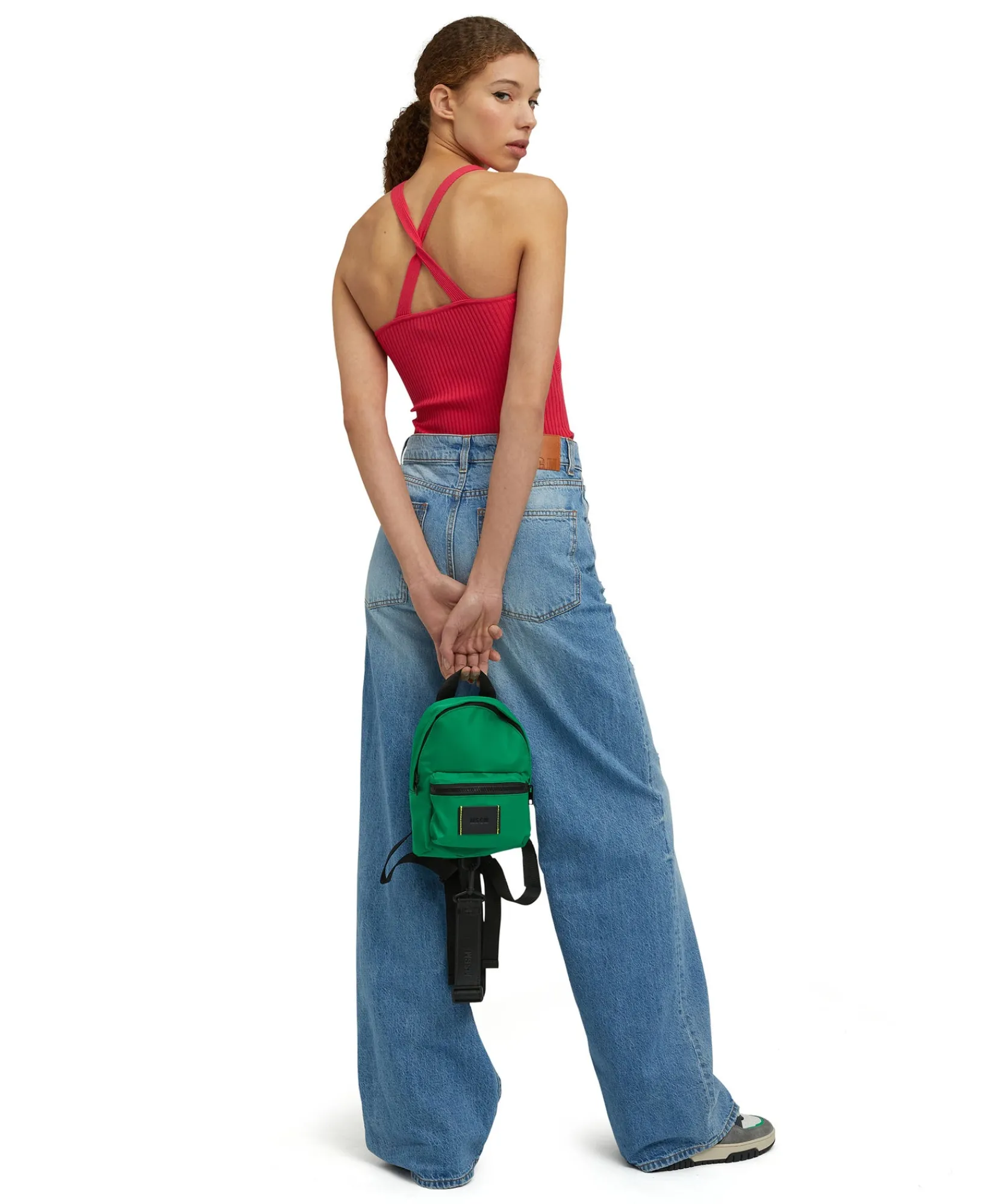 Mini Zaino In Nylon Signature ^MSGM Online