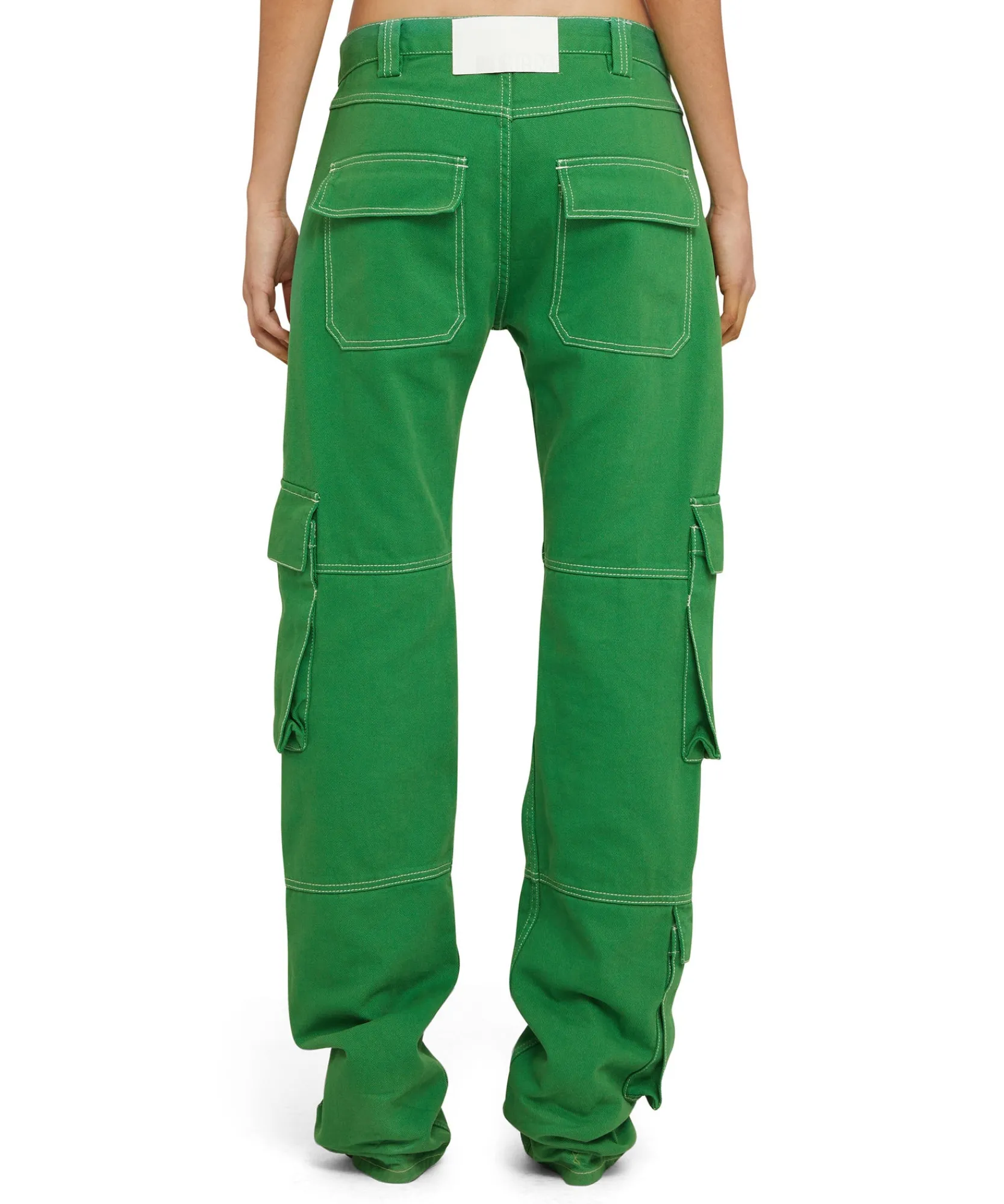 Pantalone Cargo In Bull Tinta Unita^MSGM Discount
