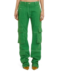 Pantalone Cargo In Bull Tinta Unita^MSGM Flash Sale