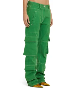 Pantalone Cargo In Bull Tinta Unita^MSGM Flash Sale