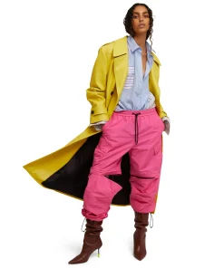 Pantalone Cargo In Taffeta Tinta Unita^MSGM Best Sale