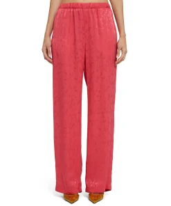 Pantalone Fluido A Gamba Dritta In Viscosa Camo Jaquard^MSGM Flash Sale